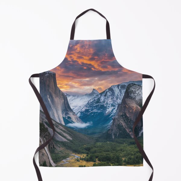 Item preview, Yosemite Valley Landscape Wall Art – Dramatic Waterfall Cliff Canvas Print designed and sold by jazzyfunky.