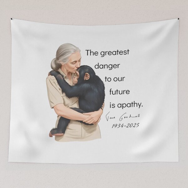 Item preview, Jane Goodall designed and sold by jillianhanna.
