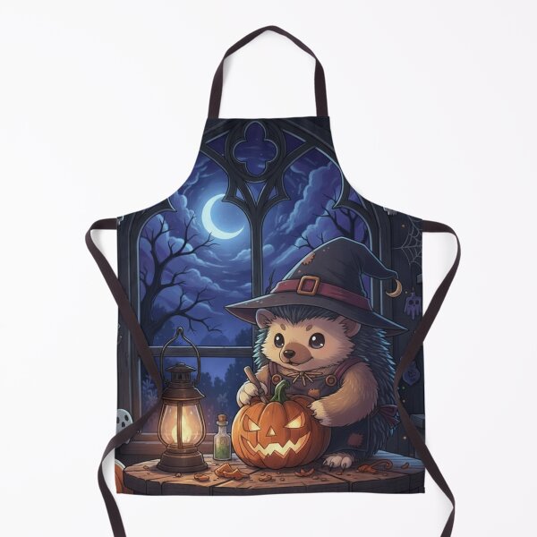 Item preview, Cute hedgehog and the pumpkin designed and sold by RayzuCosmicShop.
