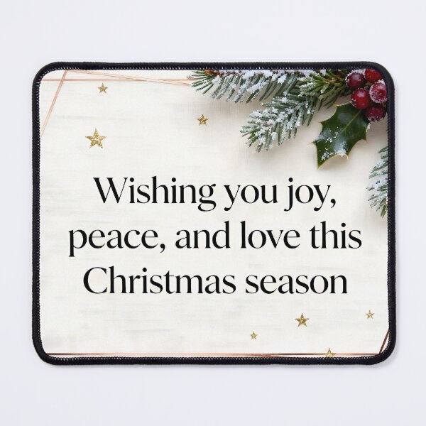 Item preview, Joy Peace Love Elegant Christmas designed and sold by Linnea-Arts.