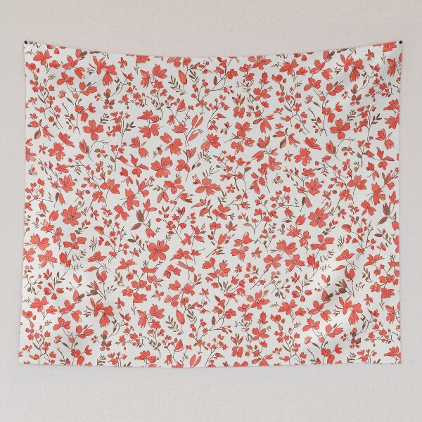 Item preview, Tiny Red Flowers designed and sold by CoolPixels.