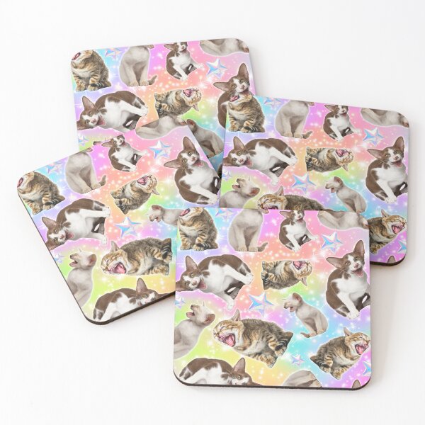 Item preview, Laughing Cats Pattern designed and sold by Pokkie.