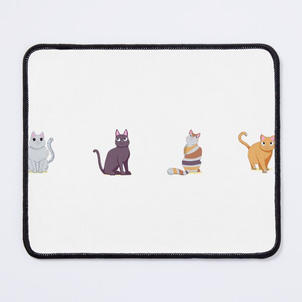Item preview, Colorful Cat Squad – Minimal Aesthetic Line of Cats designed and sold by Kabali-SL.