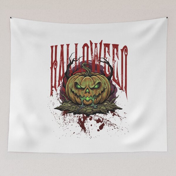 Item preview, Halloweed – Spooky Pumpkin Horror Tee designed and sold by Kavya Art.