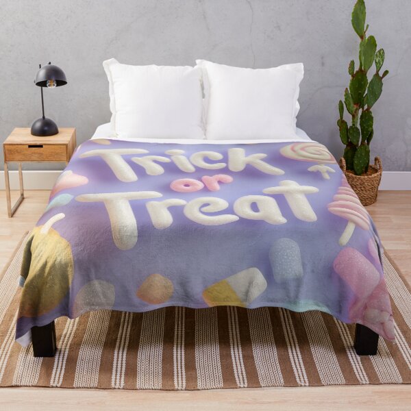 Item preview, Trick or Treat – Kawaii Candy Pastel Poster designed and sold by BennyPuppy.