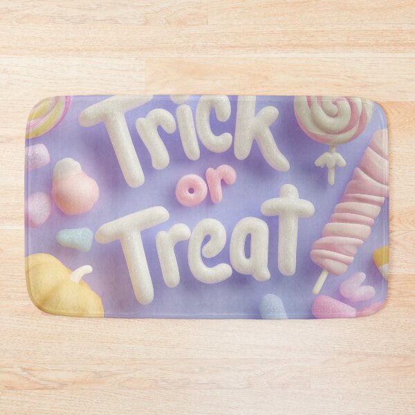 Item preview, Trick or Treat – Kawaii Candy Pastel Poster designed and sold by BennyPuppy.