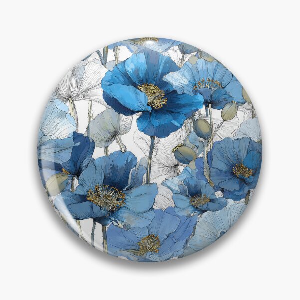 Item preview, Blue Poppies designed and sold by Tina Veenstra.