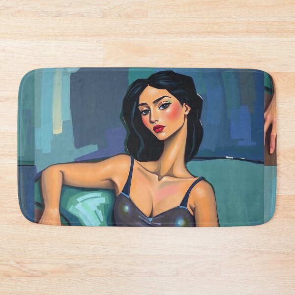 Item preview,  Portrait of a woman sitting on a sofa after Amedeo Modigliani Italian painter and sculptor designed and sold by Vintage Designs +.