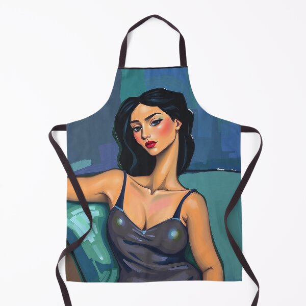 Item preview,  Portrait of a woman sitting on a sofa after Amedeo Modigliani Italian painter and sculptor designed and sold by Vintage Designs +.