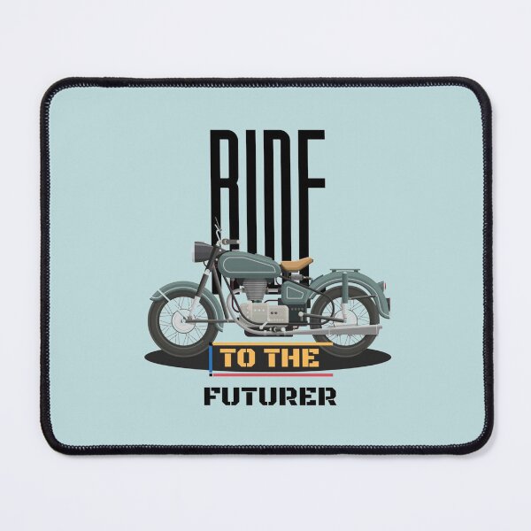 Item preview,  Ride to the Future Retro Futuristic Motorcycle Biker Adventure Cyberpunk Neon Synthwave Art designed and sold by Lineesh Kumar.