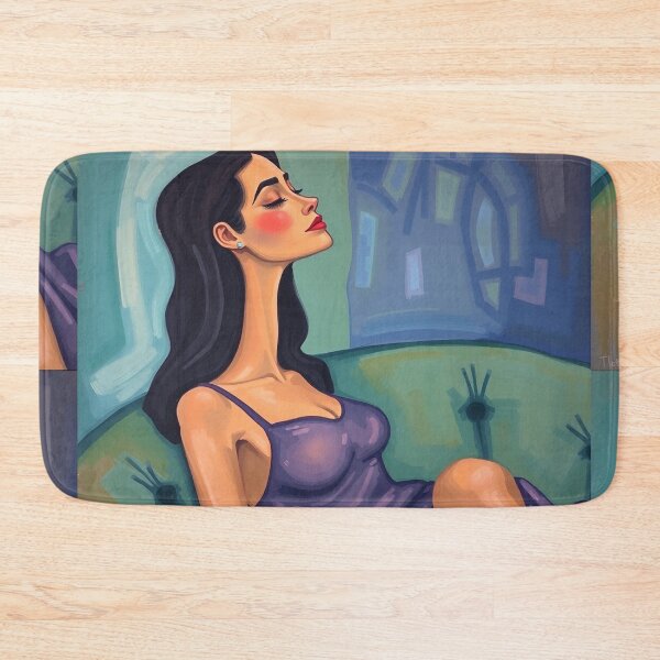 Item preview,  Portrait of a woman sitting on a sofa after Amedeo Modigliani Italian painter and sculptor designed and sold by Vintage Designs +.
