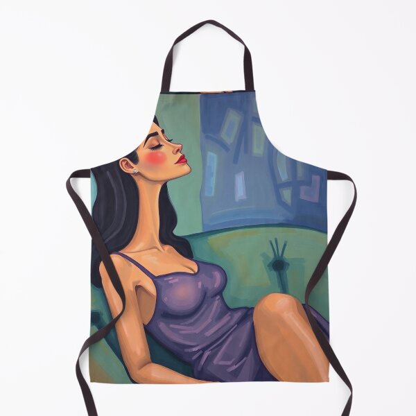 Item preview,  Portrait of a woman sitting on a sofa after Amedeo Modigliani Italian painter and sculptor designed and sold by Vintage Designs +.