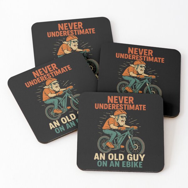Item preview, Never Underestimate an Old Guy on an EBike designed and sold by Prints-by-Olaf.