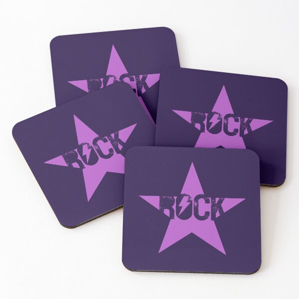 Item preview, Rock star in purple designed and sold by BlackLineWhite.