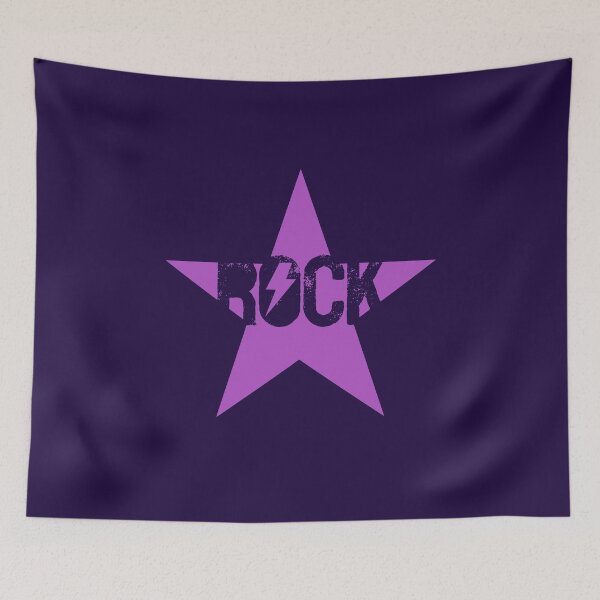 Item preview, Rock star in purple designed and sold by BlackLineWhite.