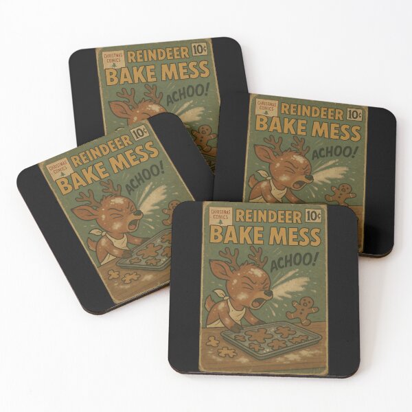Item preview, Retro Christmas: Reindeer Bake Mess designed and sold by bapupa.