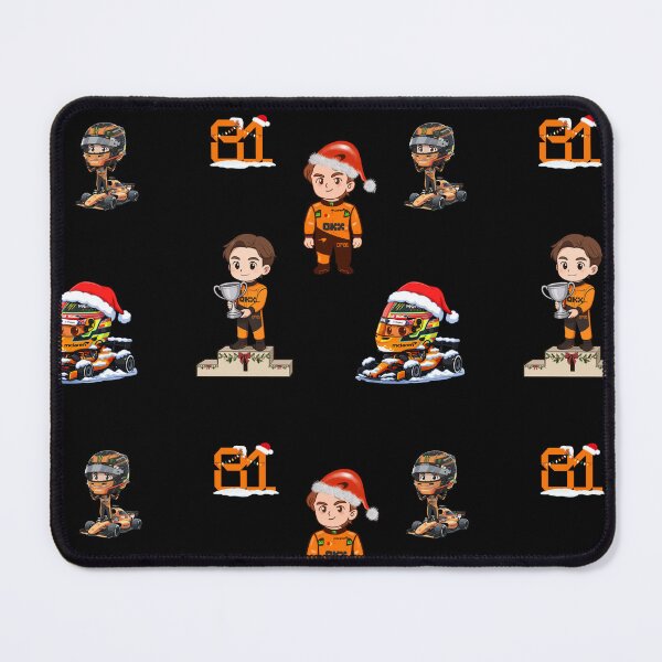 Item preview, Oscar Piastri ChristmasTheme Mclaren Formula 1 racing 2025 sticker for F1 fans designed and sold by Pink Polar F1.