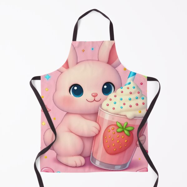 Aperçu de l'œuvre Milkshake lapin kawaii – Secoue-le, ma belle créée et vendue par ShopSpire.
