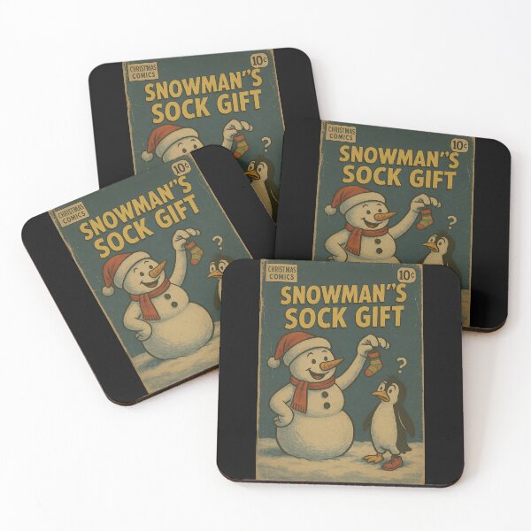Item preview, Midcentury Retro Christmas: Snowman’s Sock Gift designed and sold by bapupa.
