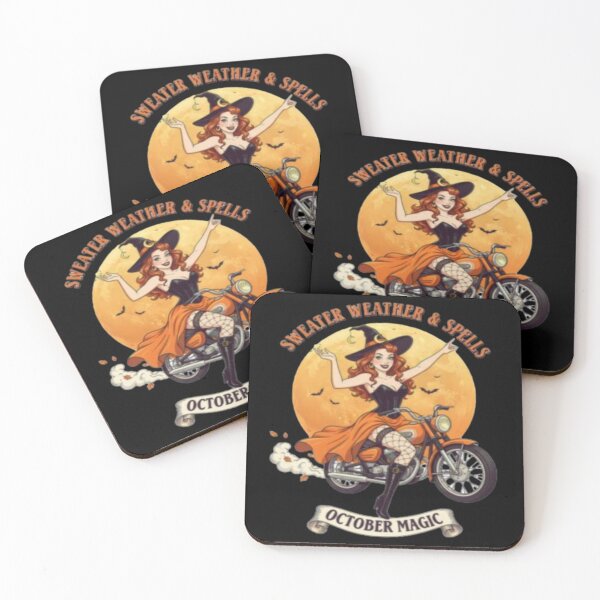 Item preview, witch on a motorcycle designed and sold by szydelkowanika.