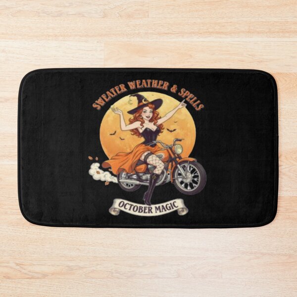 Item preview, witch on a motorcycle designed and sold by szydelkowanika.