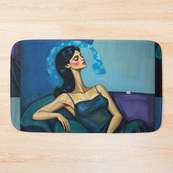 Item preview,  Portrait of a woman sitting on a sofa after Amedeo Modigliani Italian painter and sculptor designed and sold by Vintage Designs +.