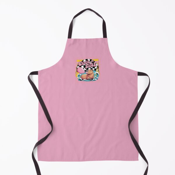 Item preview, Cool as Fire – Retro Pop Art Capybara | Cute Bubblegum Animal Design in Pastel Colors designed and sold by Malumaluu.