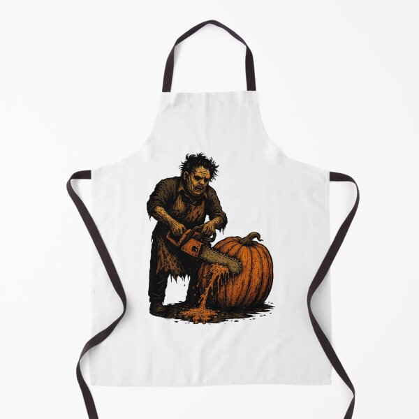 Item preview, Chainsaw Pumpkin Slayer — Horror Halloween Graphic Tee designed and sold by TheJoeb.