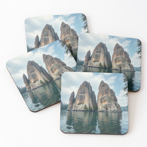 Item preview, “Mirrorstone Lake – Pillars of Serenity designed and sold by NaomiRut.