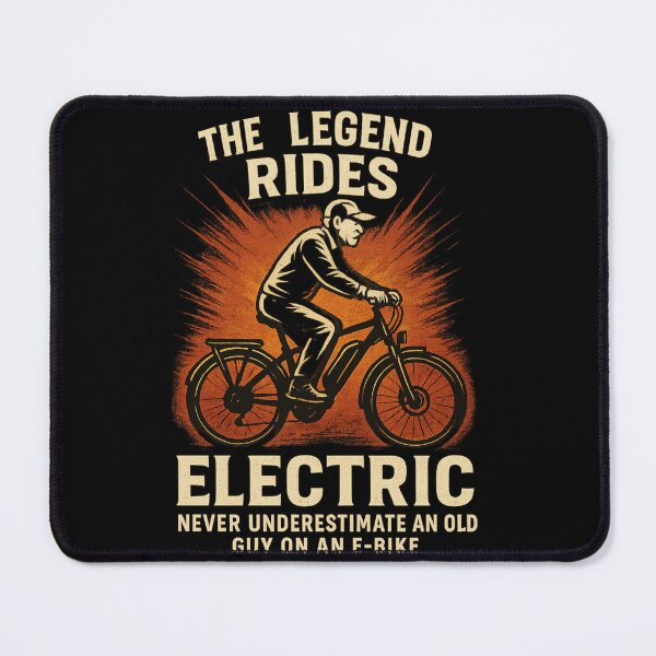 Item preview, Never Underestimate an Old Guy on an EBike designed and sold by Prints-by-Olaf.