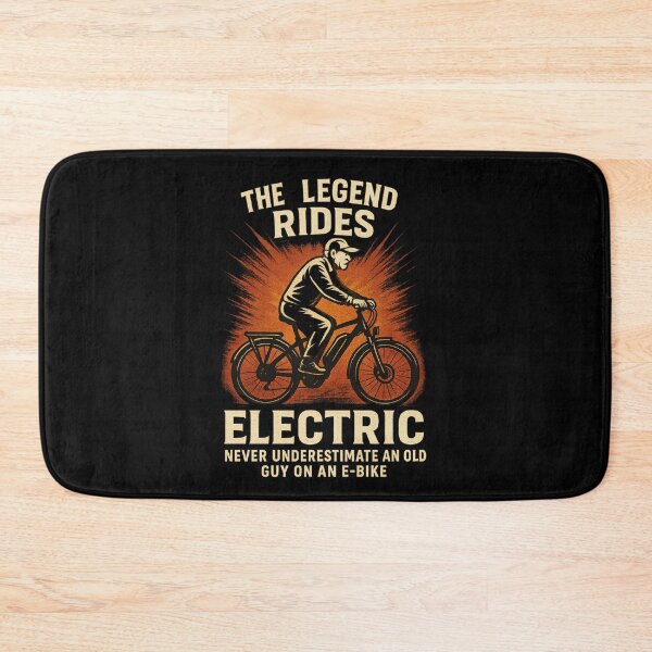 Item preview, Never Underestimate an Old Guy on an EBike designed and sold by Prints-by-Olaf.