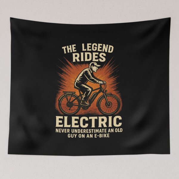 Item preview, Never Underestimate an Old Guy on an EBike designed and sold by Prints-by-Olaf.