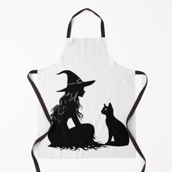 Item preview, witch with cat designed and sold by szydelkowanika.