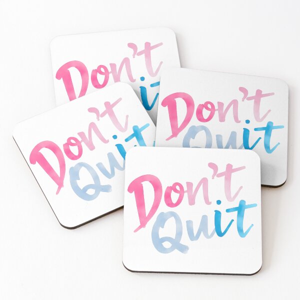 Item preview, Don’t Quit Sticker, Motivational Do It Quote designed and sold by Moodune.