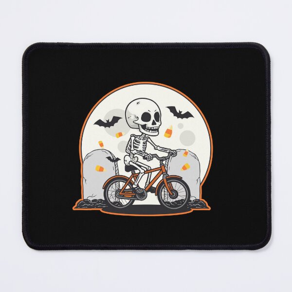 Item preview, Skeleton Riding Bicycle Halloween designed and sold by aussieexplore.