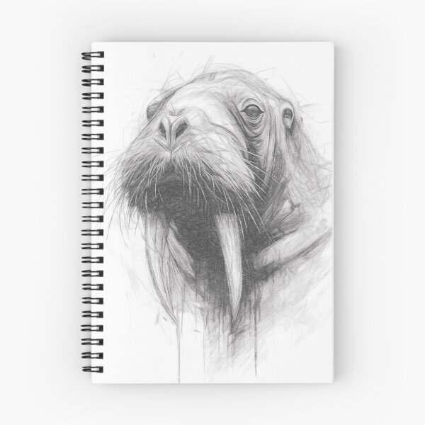 Item preview, Majestic Walrus designed and sold by Leon Woods Pencil Art.