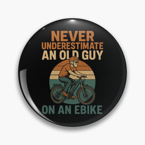 Item preview, Never Underestimate an Old Guy on an EBike designed and sold by Prints-by-Olaf.