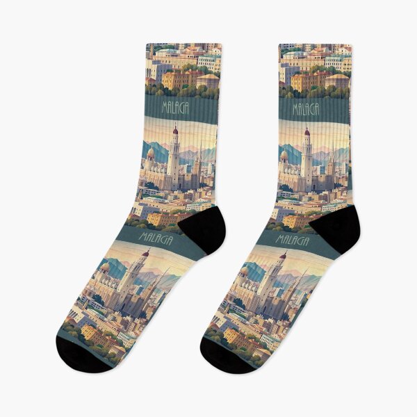 Item preview,  Minimalist skyline of Malaga designed and sold by paulrommer.