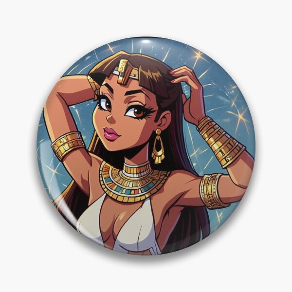 Item preview,  Beautiful Ancient Egyptian Priestess cartoon illustration artwork designed and sold by Vintage Designs +.