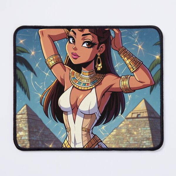 Item preview, Beautiful Ancient Egyptian Priestess cartoon illustration artwork designed and sold by Vintage Designs +.