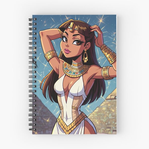 Item preview,  Beautiful Ancient Egyptian Priestess cartoon illustration artwork designed and sold by Vintage Designs +.