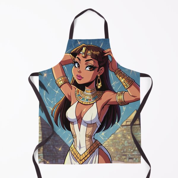 Item preview, Beautiful Ancient Egyptian Priestess cartoon illustration artwork designed and sold by Vintage Designs +.