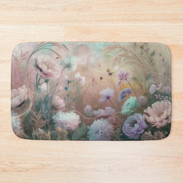 Item preview, Romantic Easter Garden Wall Art – Spring Cottage Flowers with Eggs Canvas designed and sold by jazzyfunky.