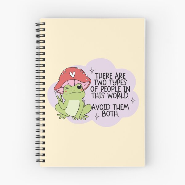 Item preview, There are two types of people in this world avoid them both funny frog designed and sold by BrownHorse90s.