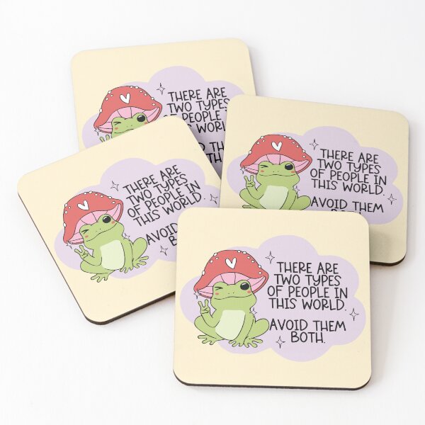 Item preview, There are two types of people in this world avoid them both funny frog designed and sold by BrownHorse90s.