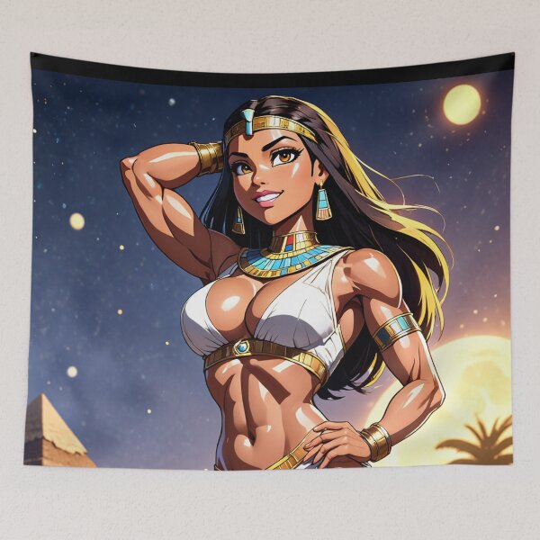 Item preview,  Beautiful Ancient Egyptian Priestess cartoon illustration artwork designed and sold by Vintage Designs +.