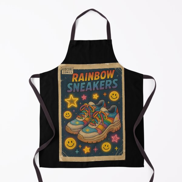 Item preview, Vibrant Colorful Kidcore: Rainbow sneakers designed and sold by bapupa.