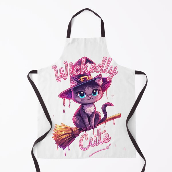 Item preview, Wickedly Cute – Neon Splash Halloween Cat Art designed and sold by snoezelstudio.