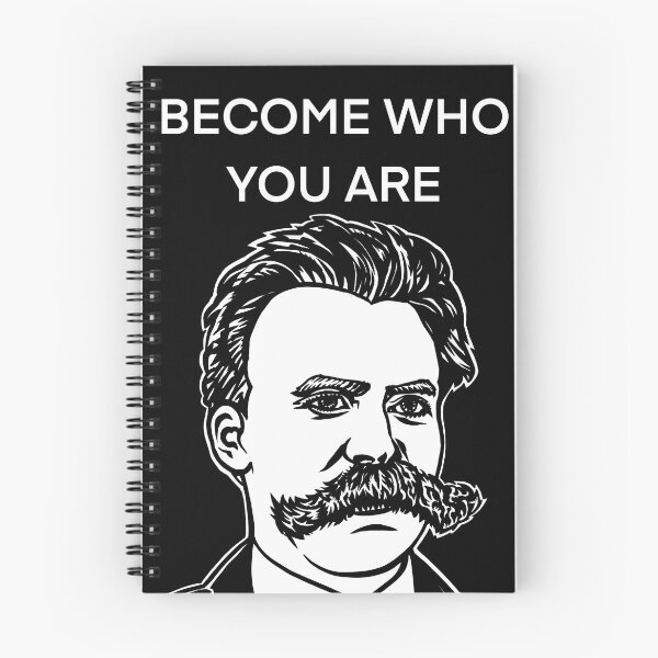 Item preview, FRIEDRICH NIETZSCHE quote .1 - ink portrait designed and sold by lautir.
