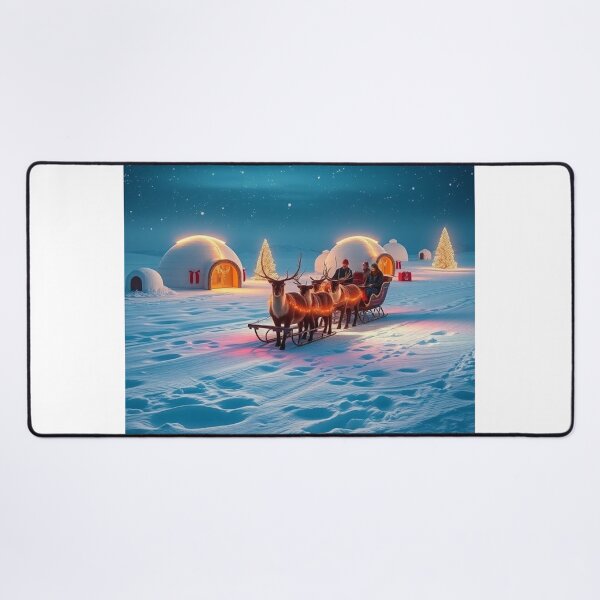 Item preview, Northlight Caravan – Through the Snowbound Village” designed and sold by NaomiRut.